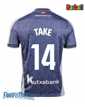 Real Sociedad Takefusa Kubo #14 Tricou Fotbal Replică 2025-26 Barbati Deplasare